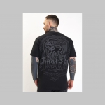 Amstaff STAMIC čierne pánske tričko materiál 100% bavlna